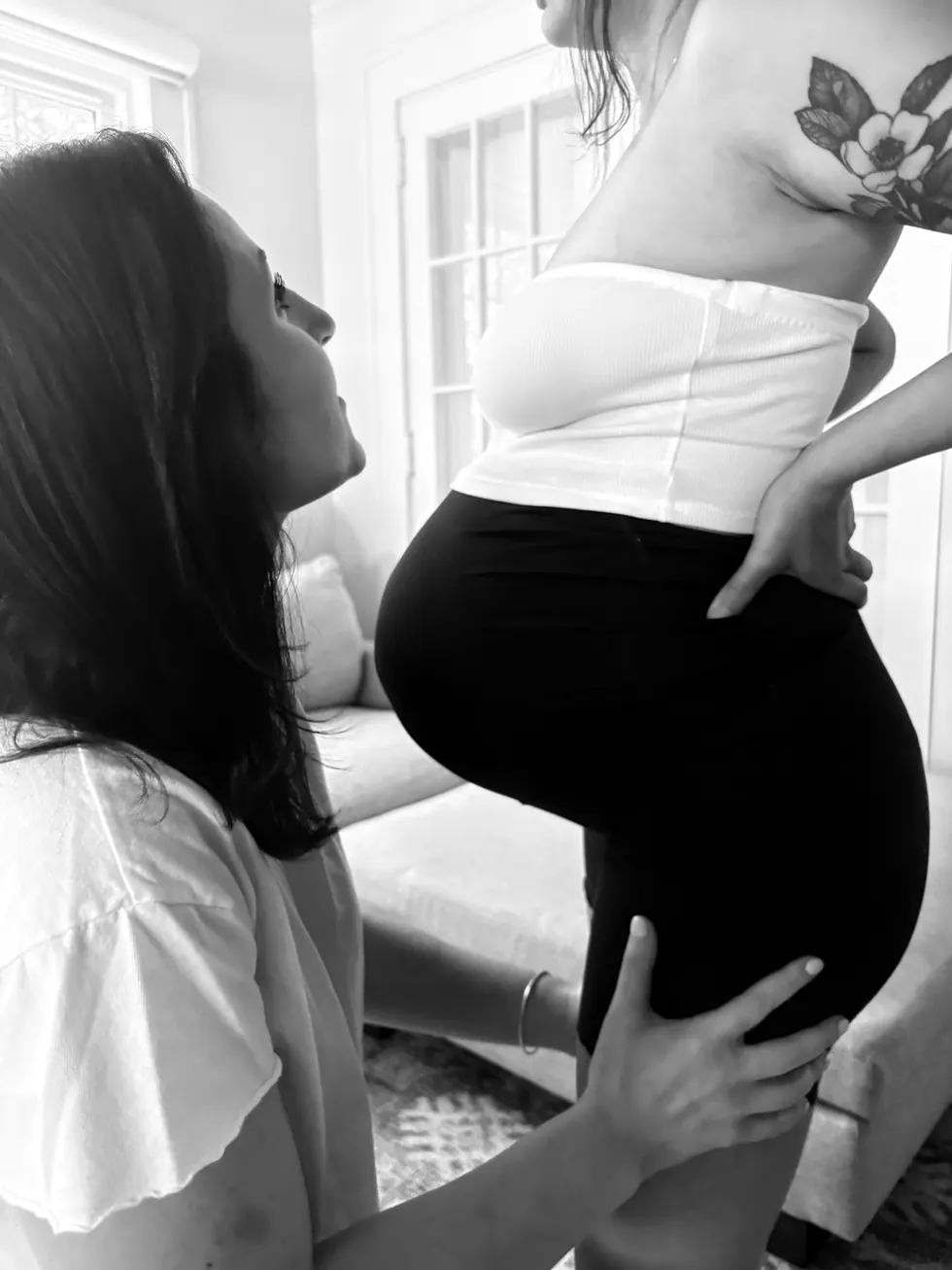 Hands-on comfort support during pregnancy